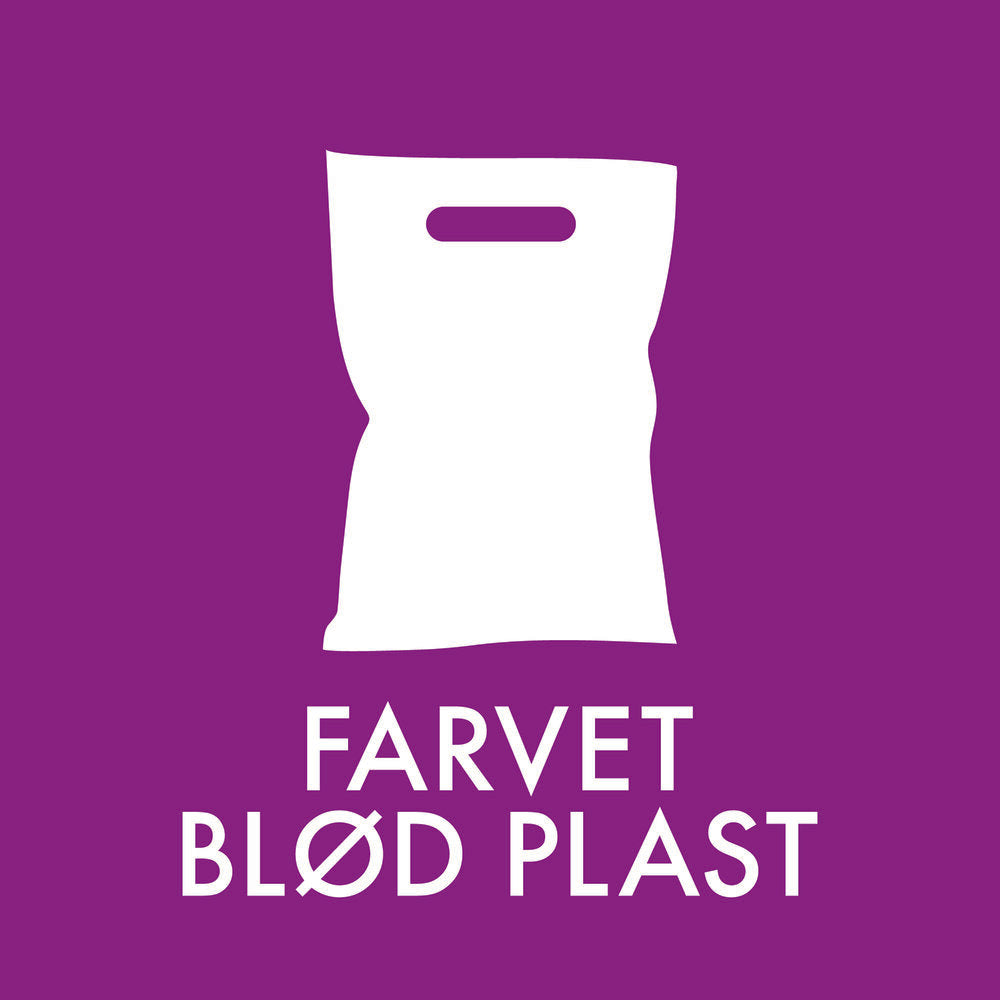 Billede af Affaldssortering - Farvet Blød Plast