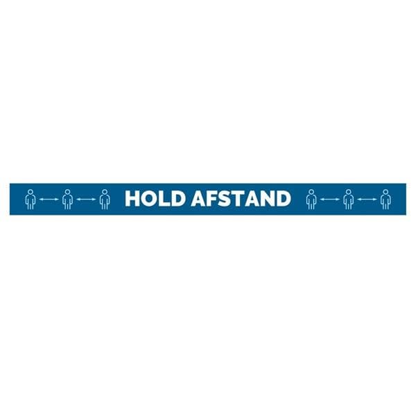 Hold afstand - Gulvfolie (udendørs)