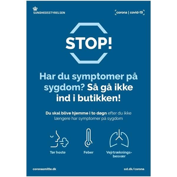 Billede af STOP! - Har du symptomer.