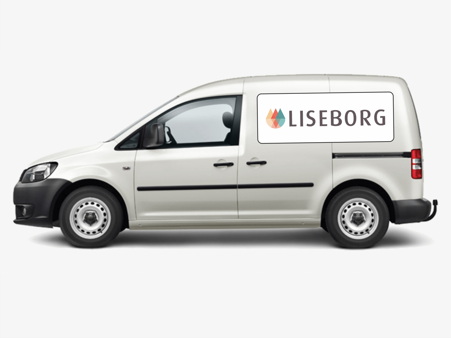 Se Firkantet folie med print til bil hos Liseborg