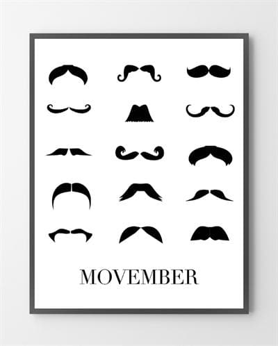 Se Design plakat - Movember - 40x50 cm. hos Liseborg