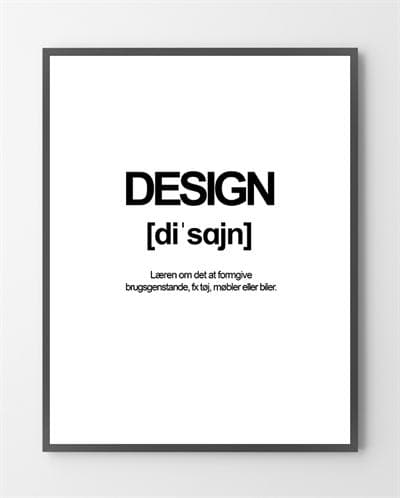 Billede af Design plakater - 30x40 cm.