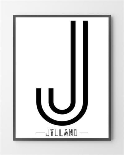 Billede af Jylland - plakater - 50x70 cm.