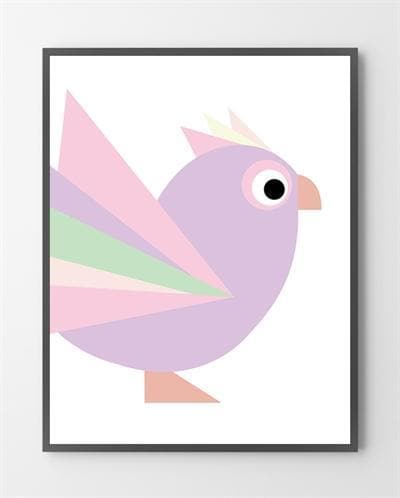 Billede af Moderne plakater - Birdy Modern - 30x40 cm.