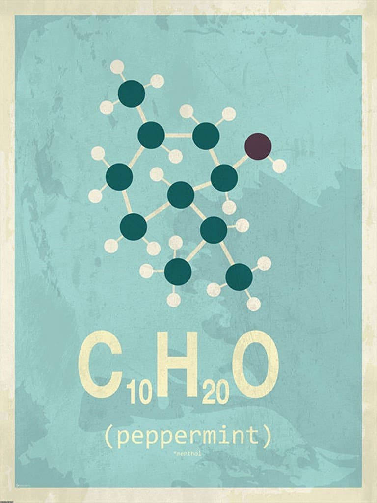 Billede af Molekyle Pebermynte 30x40