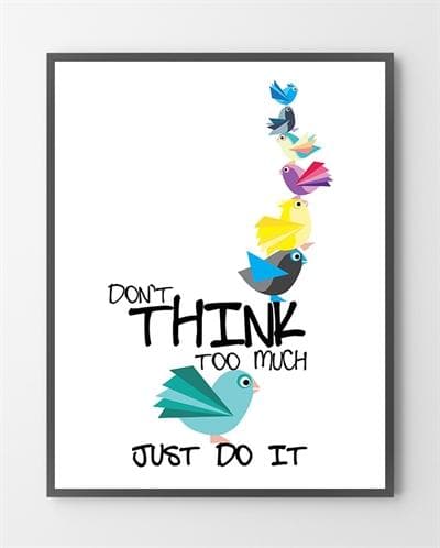 Se Plakater - Just Do It - 30x40 cm. hos Liseborg