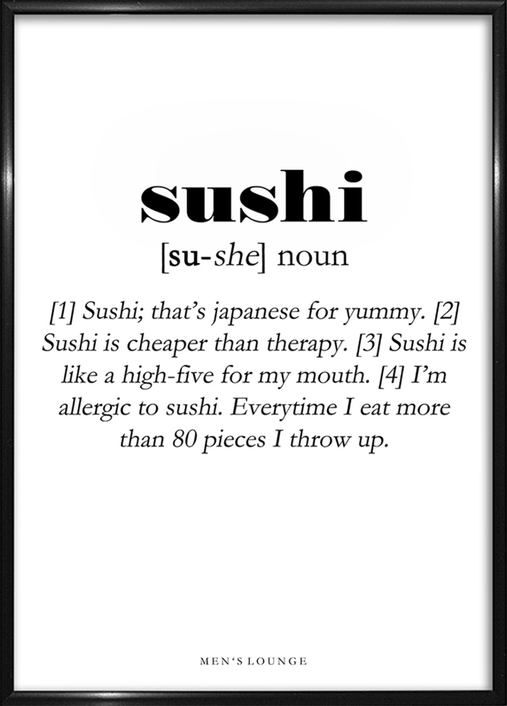 Billede af Sushi 30x40
