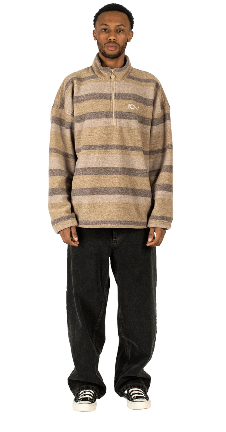 Polar Skate Co - Multistripe Fleece Pullover