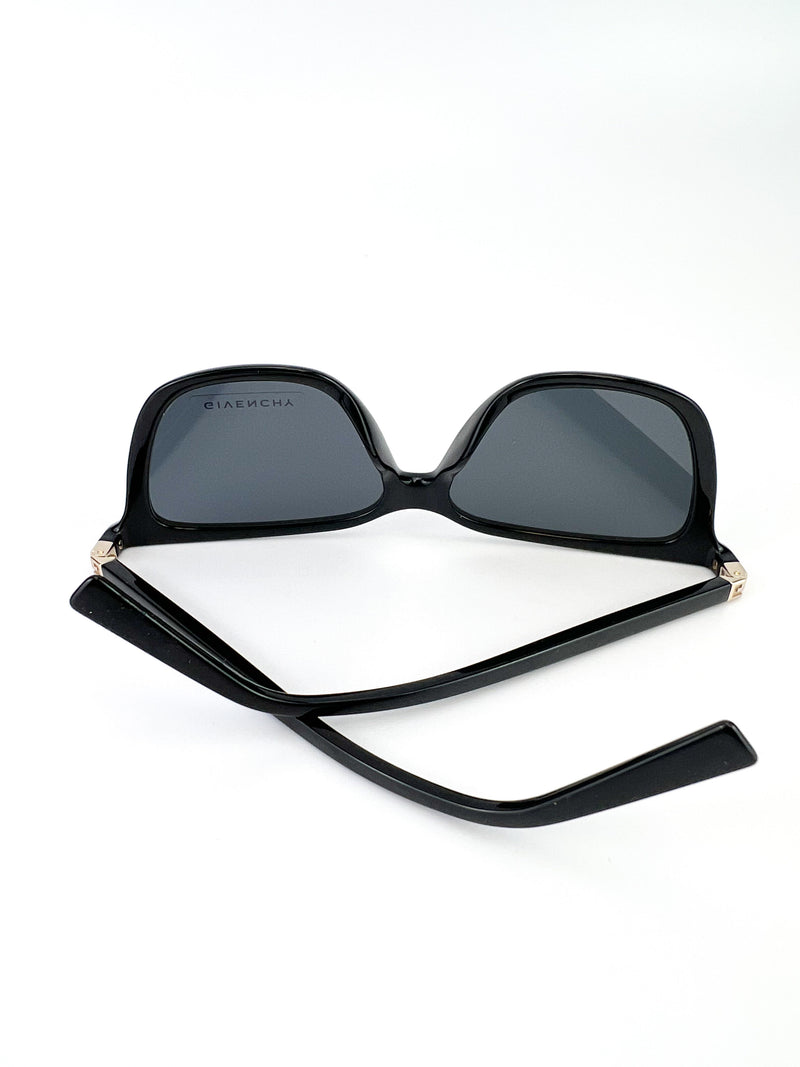 Givenchy Black Frame Logo Sunglasses