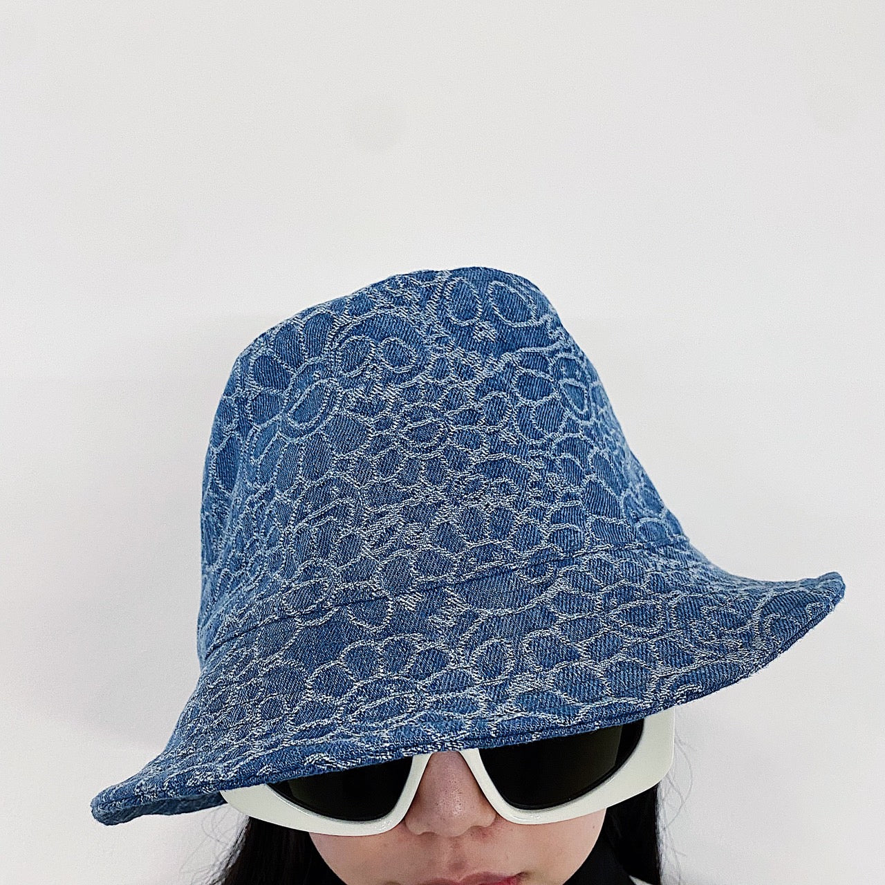 Jacquard Denim Bucket Hat KAIKAI KIKI