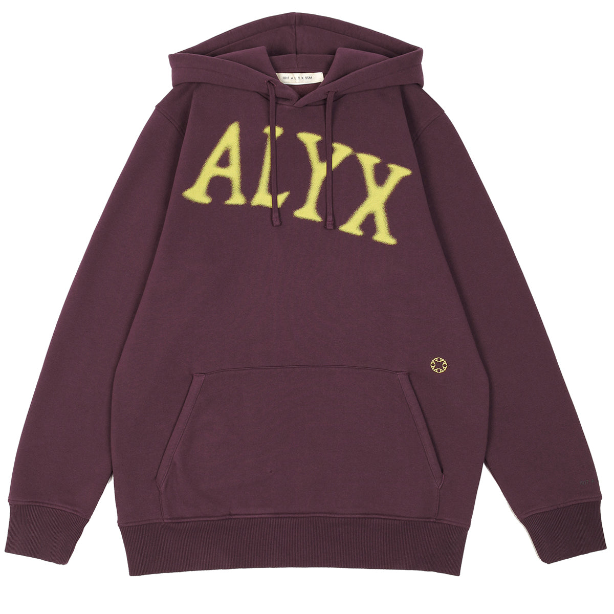 1017 ALYX 9SM - LIGHTERCAP HOOD ZIP SWEATSHIRT Crew Neck | cherry