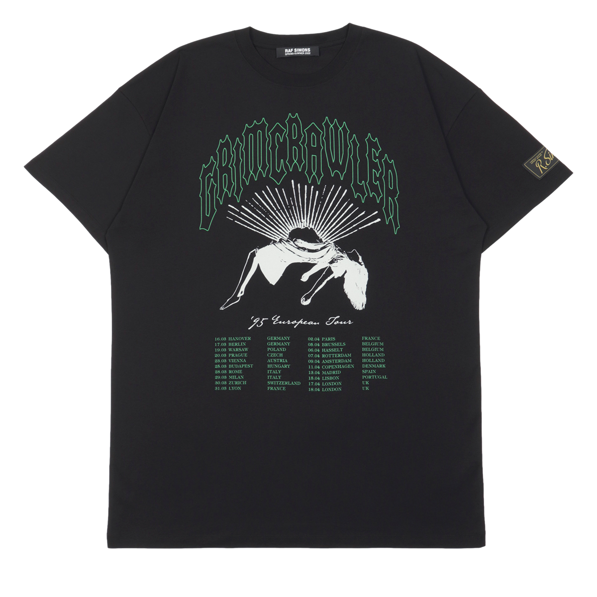 RAF SIMONS オーバーサイズ グリムクローラー Tシャツ 100 ％品質保証