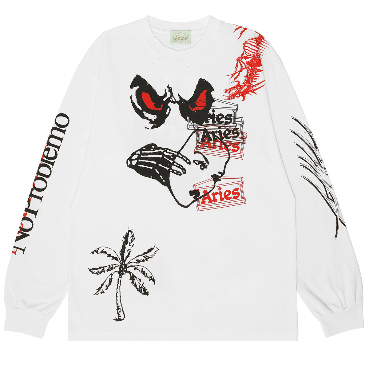 ボタニカルウエディング 村上隆 Lewis Flame Out Longsleeve T-shirt