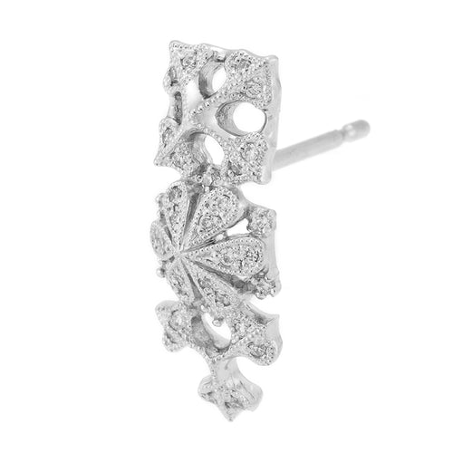 1406A<br>ダイヤモンドピアス<br>“geometry”<br> Diamond pierced-earrings