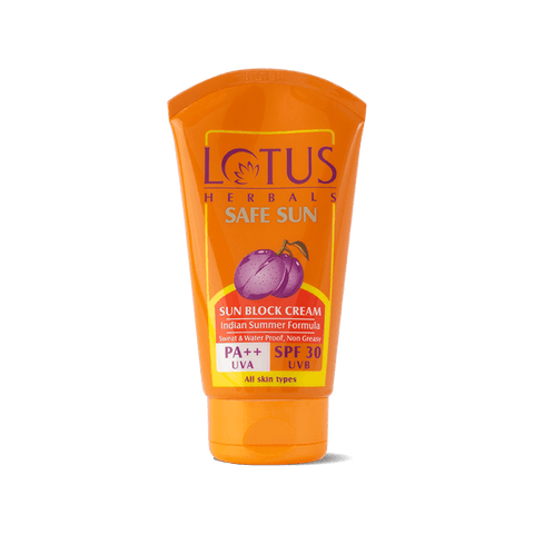Lotus Herbals Safe Sun Sun Block Cream SPF 30