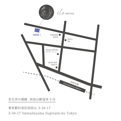MAP イロタリナ KEIKO NISHIYAMA 