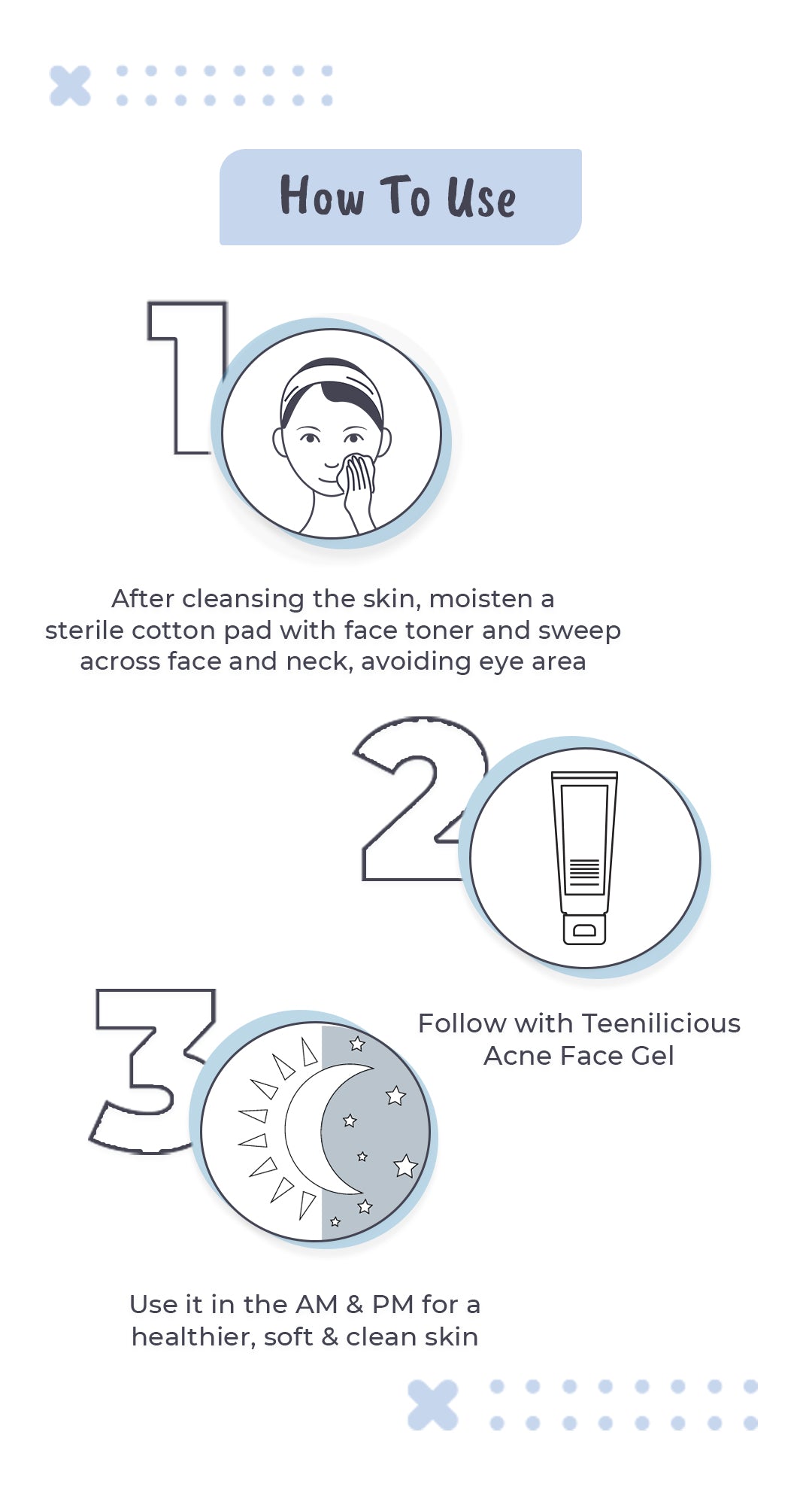 Acne Face Toner With Azelaic Acid - How To Use - Mobile View