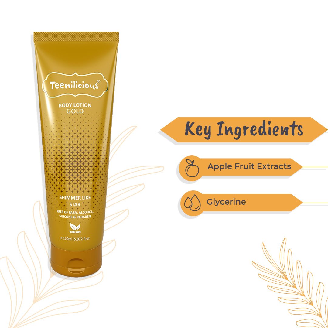 Body Lotion Gold - Key Ingredients - Mobile View