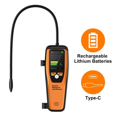 Ask An Expert Elitech ILD-100 Advanced Infrared Refrigerant Leak Detector Rechargeable Lithium-ion Battery