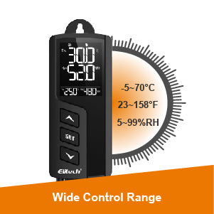 Elitech STC-1000Pro TH Temperature and Humidity Controller Wide Control Range - Elitech UK