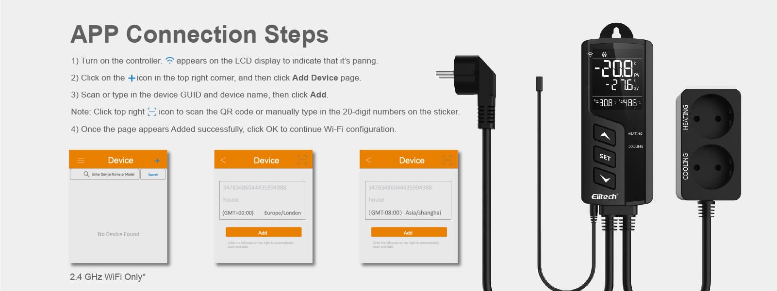 Elitech STC-1000WiFi Thermostat APP Connection - Elitech UK