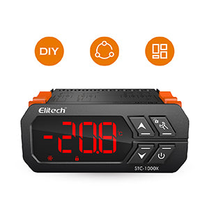 Elitech STC-1000X Thermostat Temperature Controller Easy to DIY, Flexible Operation-Elitech UK