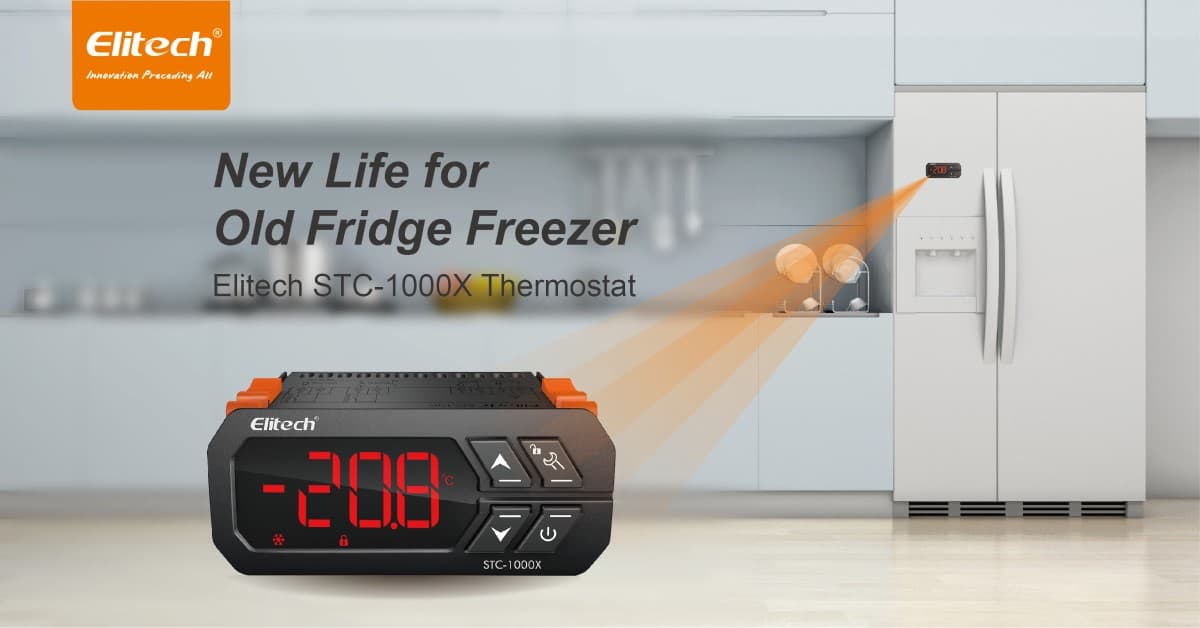 Elitech STC-1000X thermostat for old fridge freezer-Elitech UK