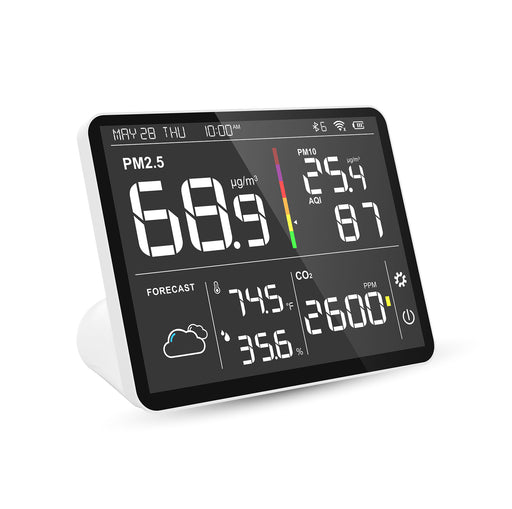 Temtop S1 Indoor Air Quality Monitor AQI PM2.5 Temperature Humidity De