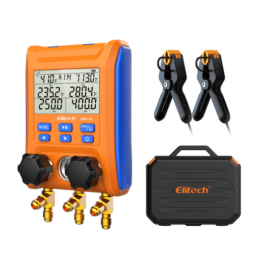 Elitech VGW-mini Wireless Micron Gauge 1~19,000 Microns, Digital Vacuu —  ElitechEU