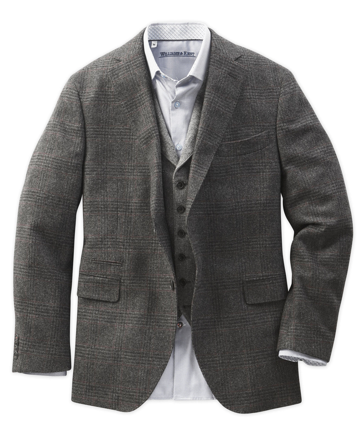 Boucle Plaid Sport Coat — Williams & Kent