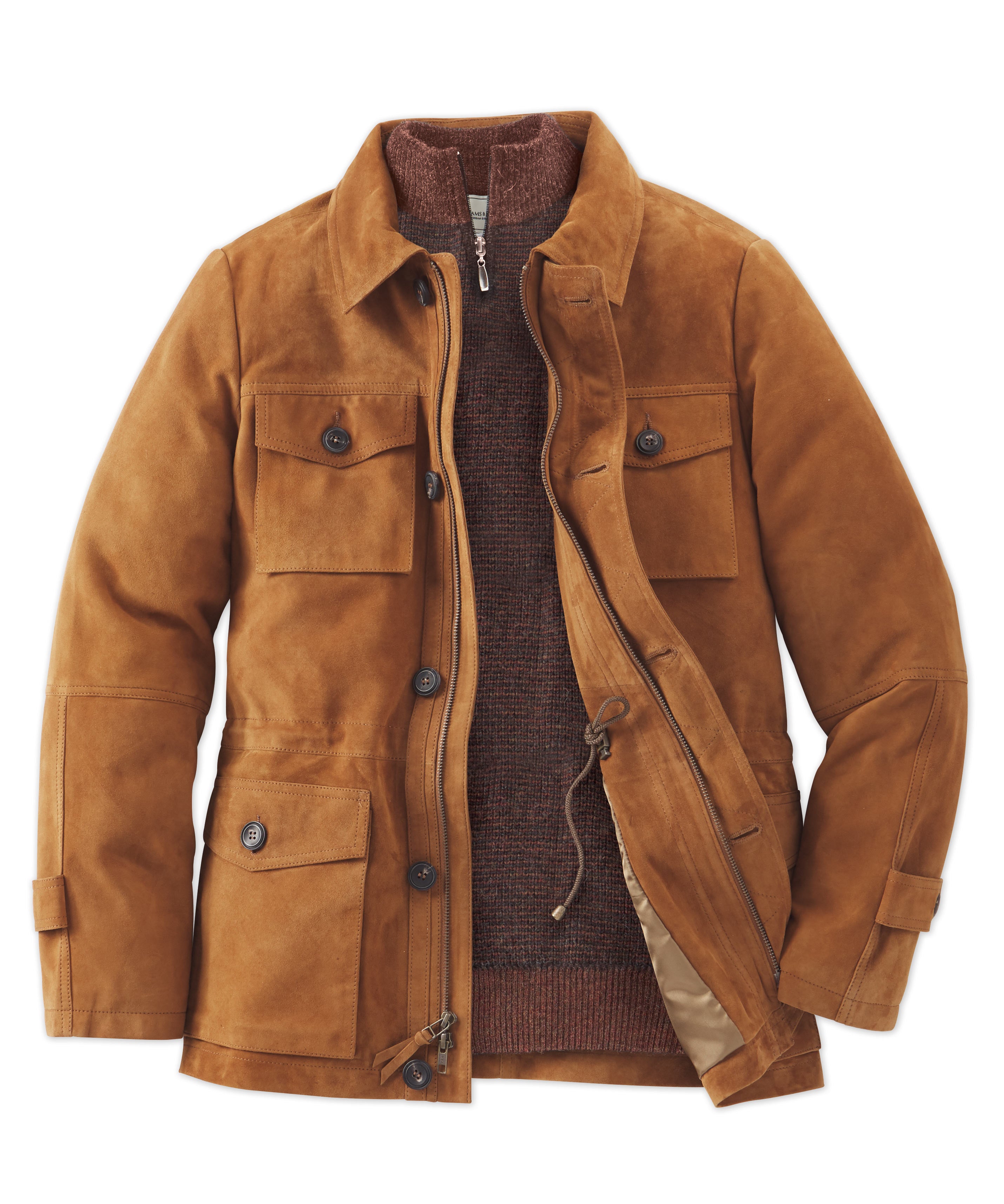 Goat Suede Field Jacket — Williams & Kent