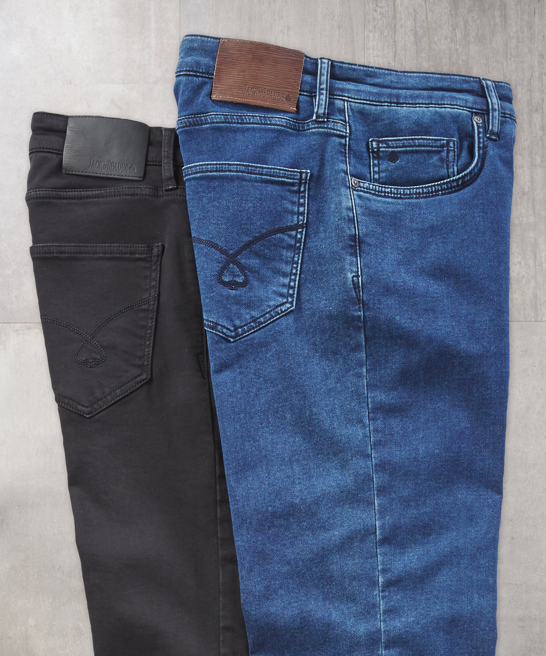 Jack of Spades Jack Fit Comfort Stretch Jeans — Williams & Kent