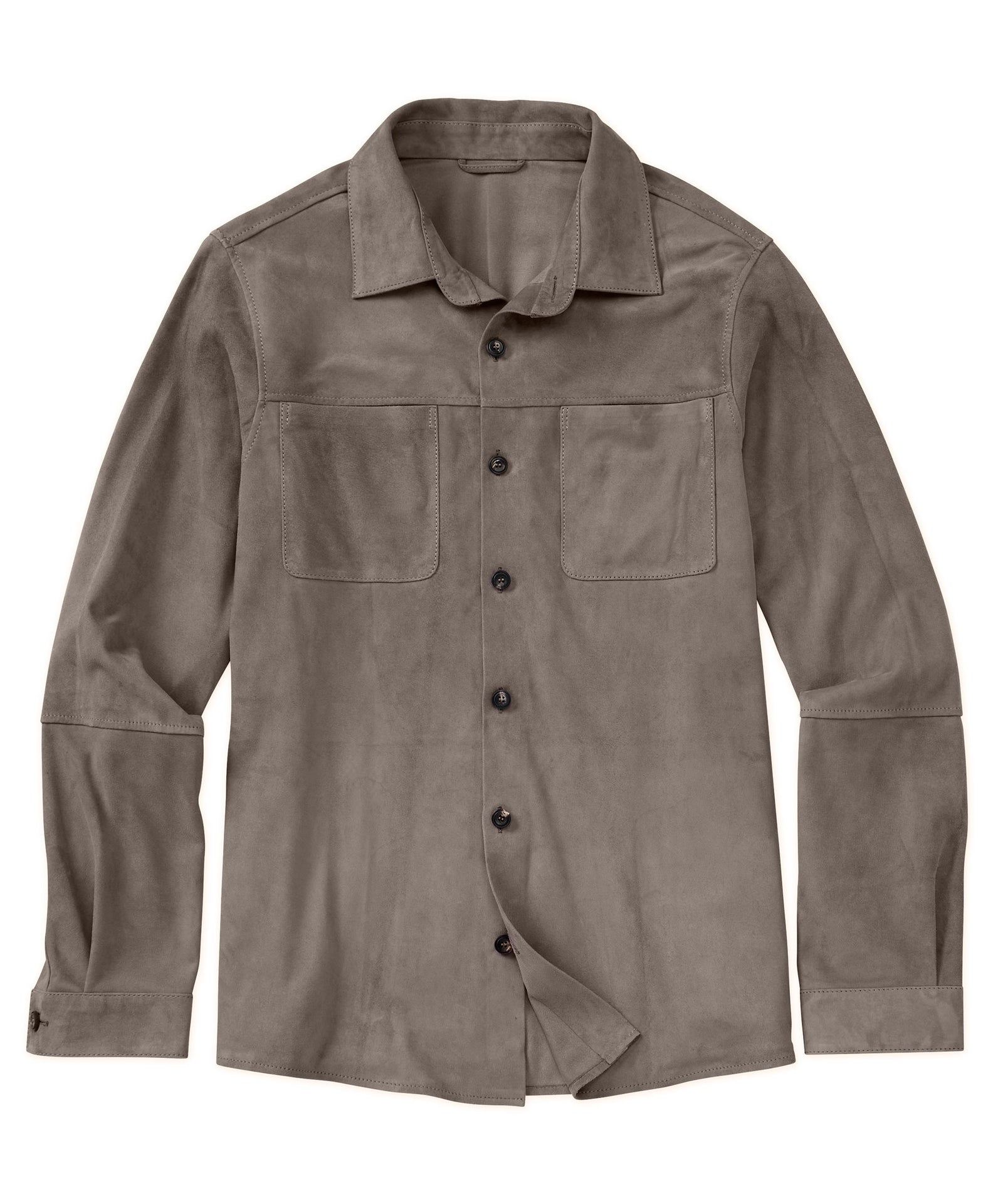 Goat Suede Shirt Jacket - Williams & Kent