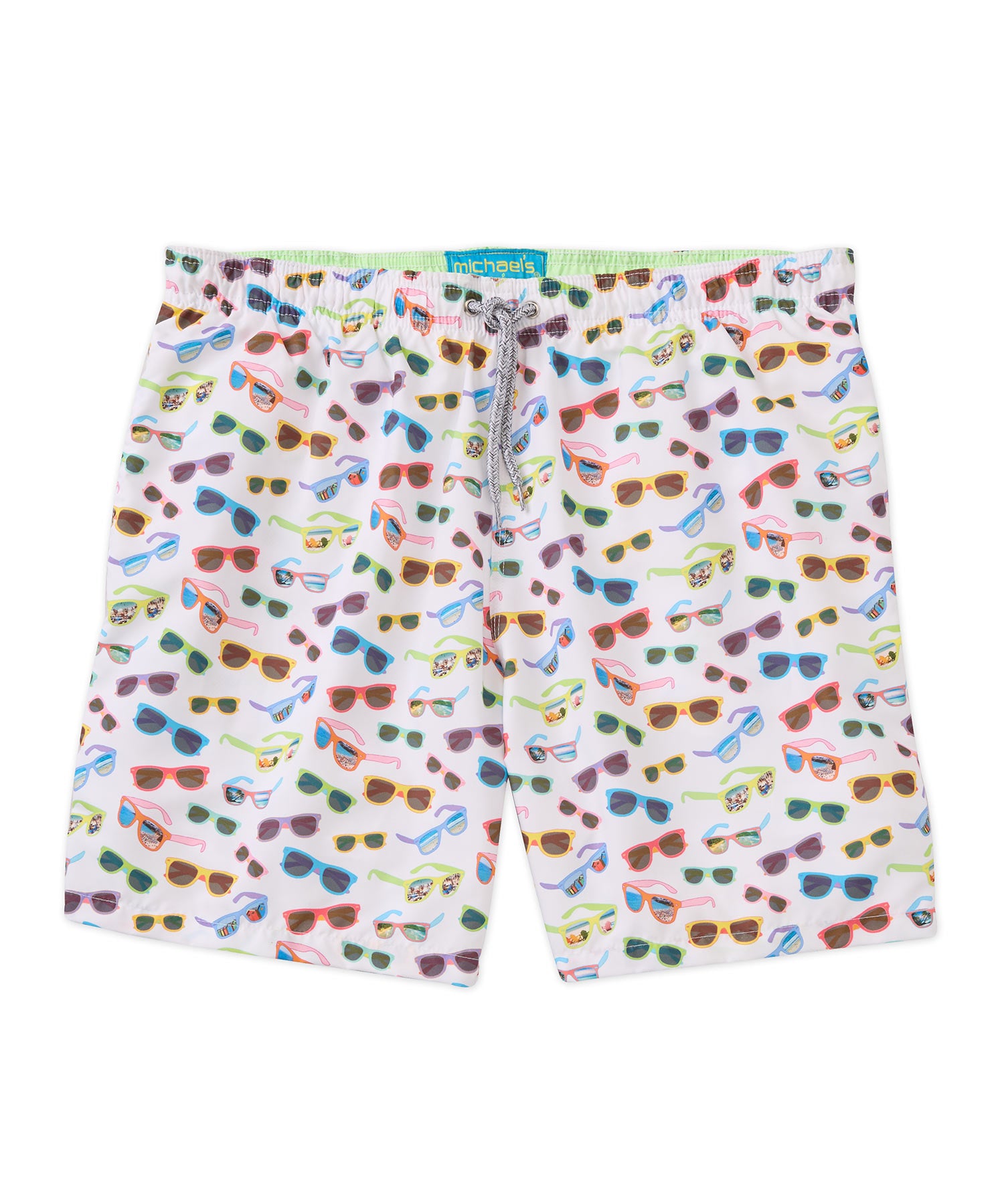 FISH PRINT SWIMMING TRUNKS - Chalk pink