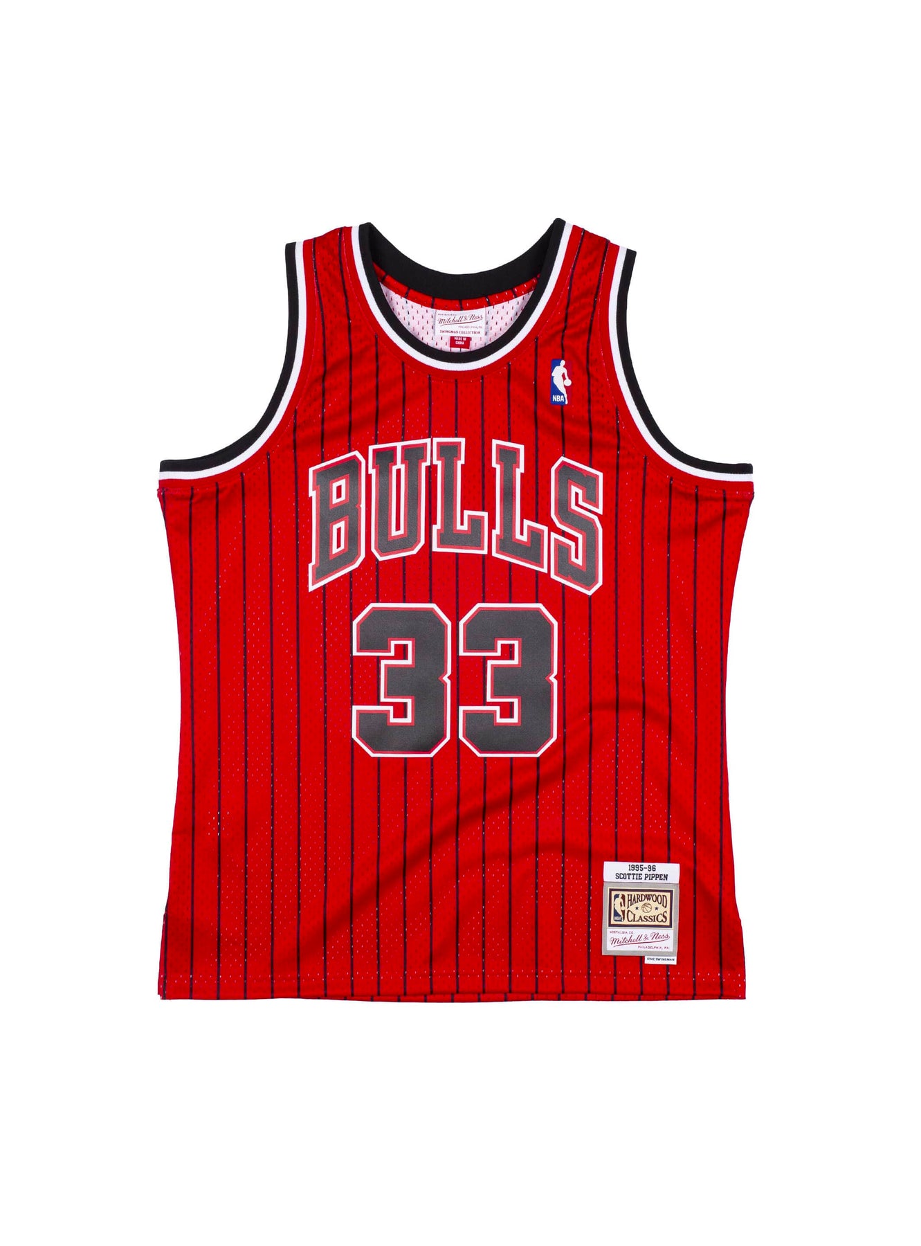 MITCHELL & NESS CHICAGO BULLS #33 SCOTTIE PIPPEN 75TH GOLD