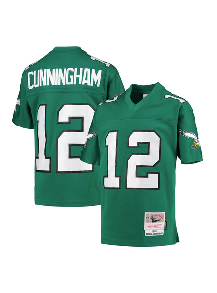 Randall Cunningham Eagles Signed Autographed Mitchell Ness Split Legacy  Jersey