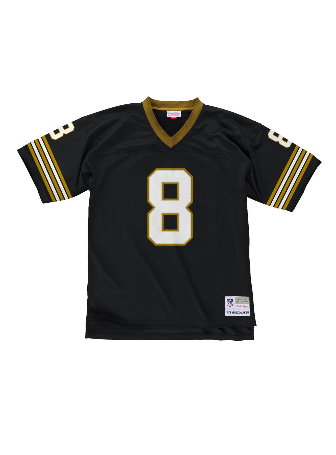 Mitchell & Ness Men's Archie Manning Black New Orleans Saints Legacy Replica Jersey