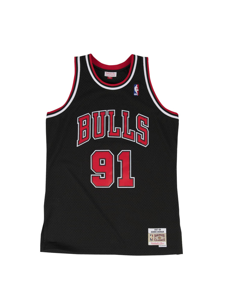 Men's Mitchell & Ness Dennis Rodman Gold Chicago Bulls 75th