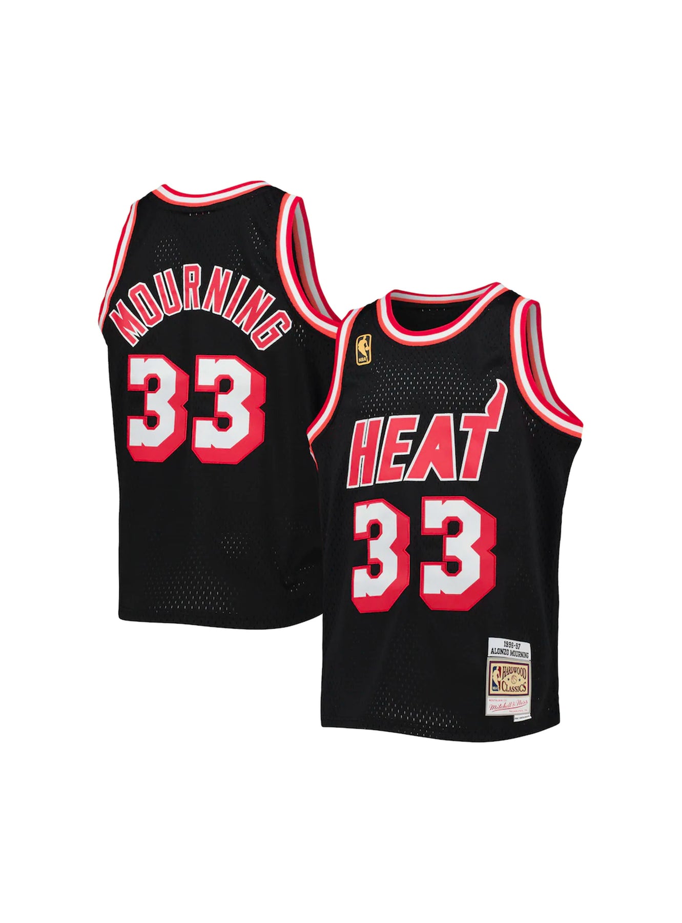 Alonzo Mourning Miami Heat Mitchell & Ness Hardwood Classics