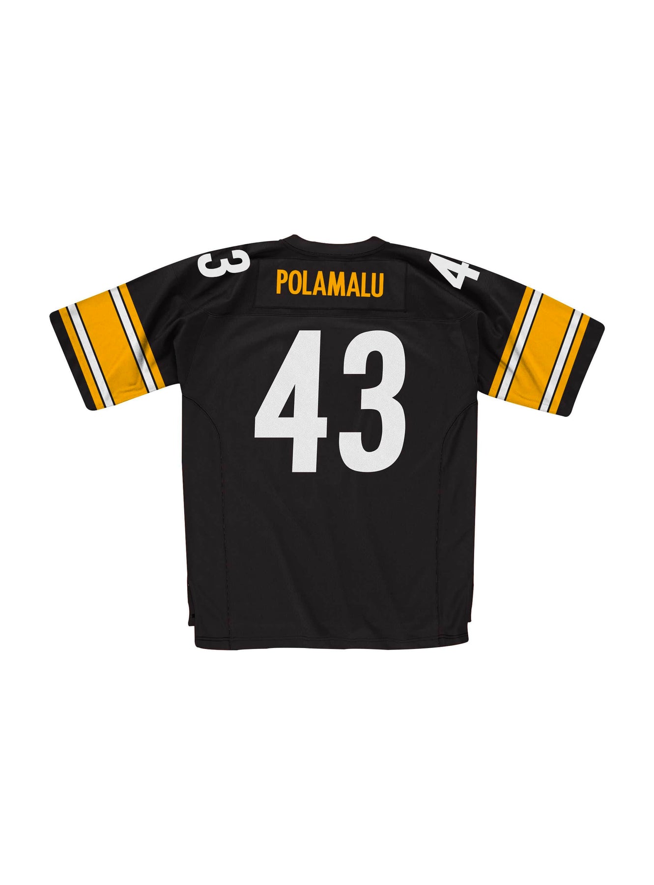 Mitchell And Ness NFL Legacy Jersey Steelers Polamalu Black Yellow (Me