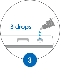 Squeeze the liquid out of the swap by nipping the tube