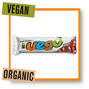 Vego Organic Large Hazelnut Chocolate Bar