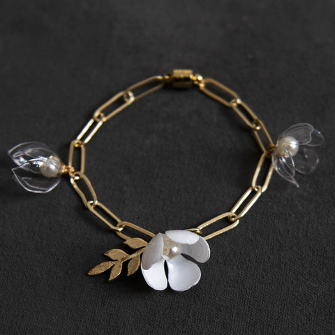 Jasmine flower fairy bracelet sustainable workshop