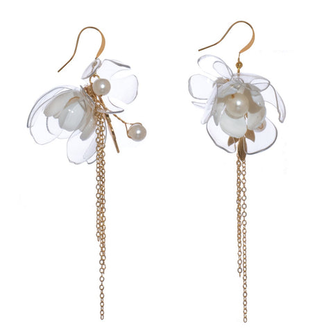 Triple Jasmine Drop Earrings