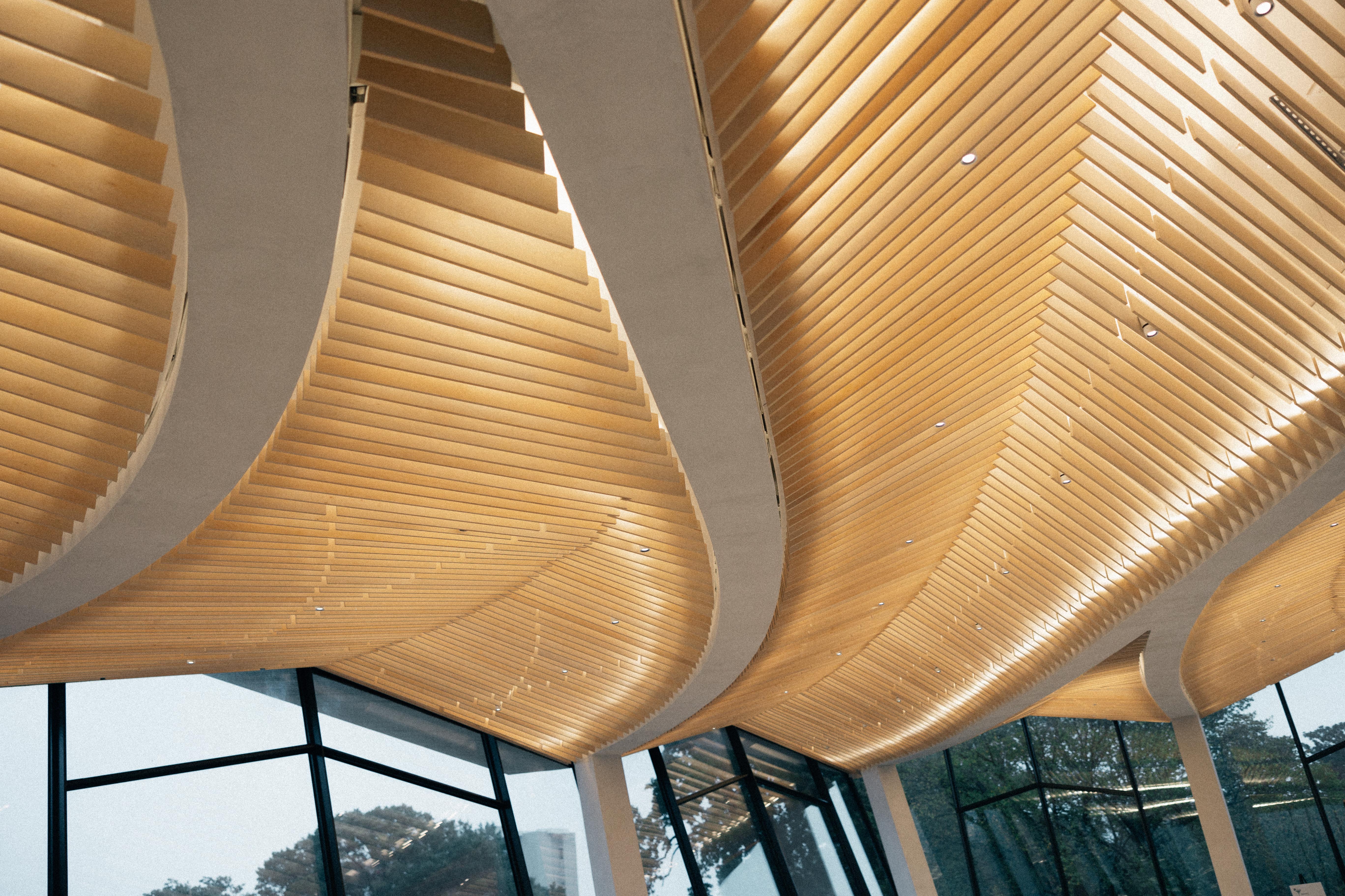 Curved ceiling at AMFA