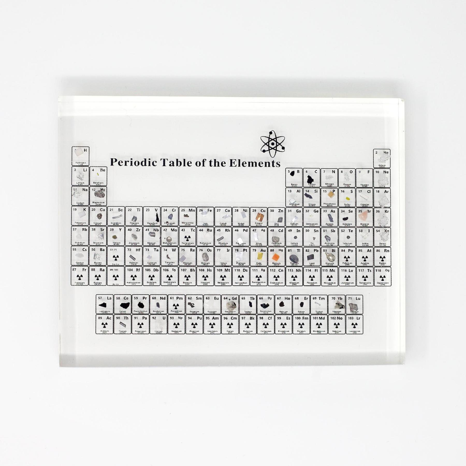 Atomica Periodic Table With Real Elements Hoppiny Mall