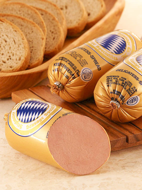 510 Delikatessen Spread Liver Sausage Delikatess Leber wurst with pork ...