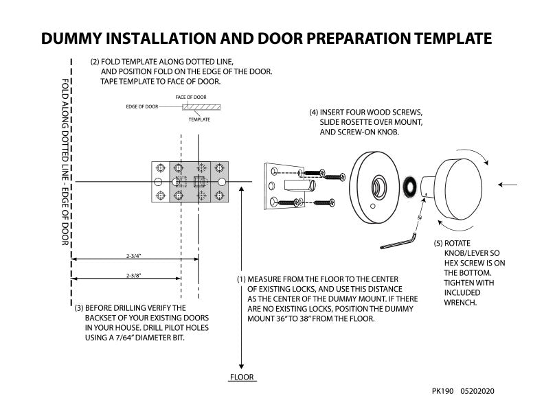 Dummy Escutcheon/Rosettes