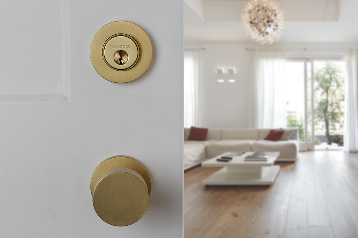 Satin Brass Door Hardware