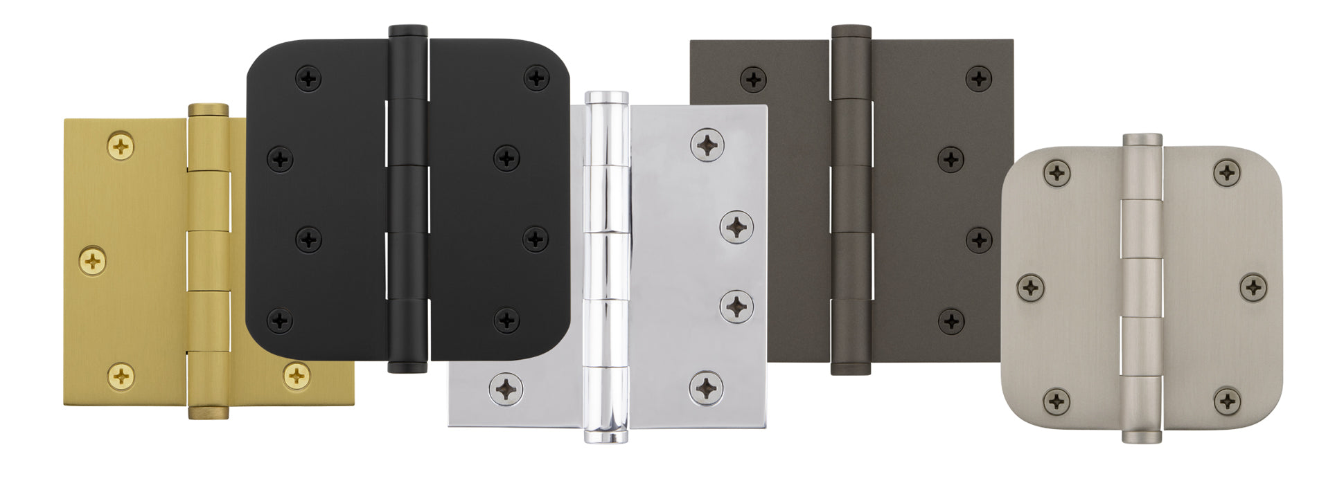 New Solid Brass Door Hinges from Viaggio Hardware